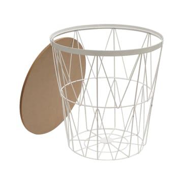 Gambar INFORMA TOPAZ STORAGE TABLE - Meja Topaz Sudut Samping Minimalis - Putih dari Bandung Hardware undefined Tokopedia