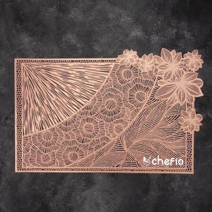 Gambar Chefio Placemat / Taplak / Tatakan Piring / Alas Penyaji Properti Foto - KotakFLOW(ROSGD dari Chefio Kitchenware undefined Tokopedia