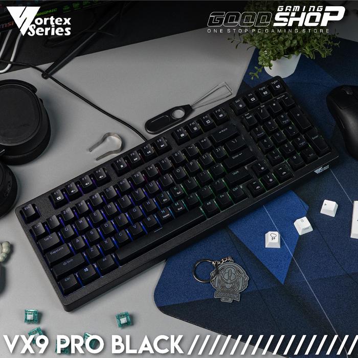 Gambar VortexSeries VX9 / VX-9 PRO Mechanical Keyboard - Gaming Keyboard - Black Case, Outemu Blue dari GOODGAMINGSHOP undefined Tokopedia
