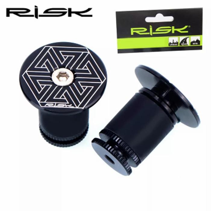 Gambar TUTUP UJUNG END CAP STANG RISK SEPEDA ROADBIKE MTB SELI UNIVERSAL - Hitam dari RAJA SEPEDA MAKASSAR undefined Tokopedia