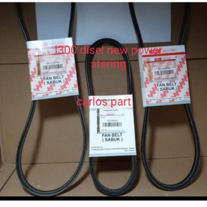 Gambar 1set tali kipas l300 disel power stering l300 solar dari carlos part bandung undefined Tokopedia