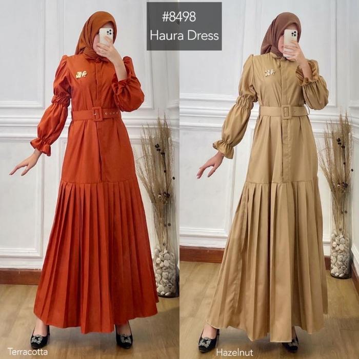 Gambar HAURA DRESS MISSKAMI ori MK - Huzelnut dari SEQAA Indonesia undefined Tokopedia