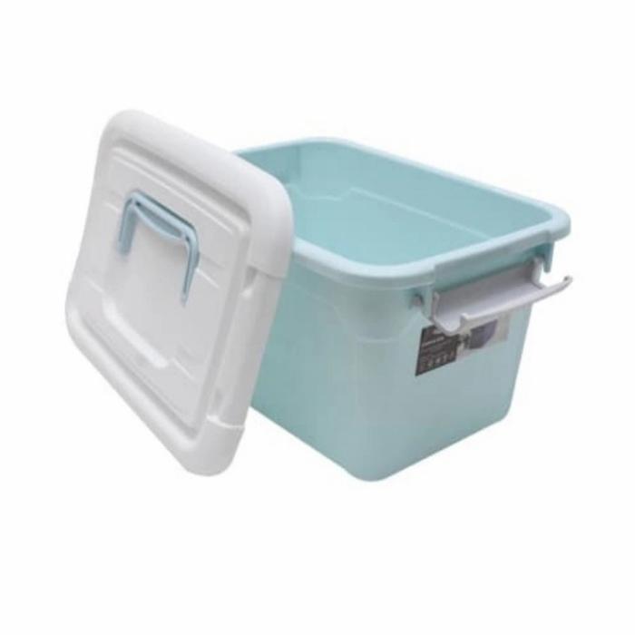 Gambar Informa 5L Handle Storage Box / Container Box /Kotak penyimpanan - Tosca biru dari koit'z cell undefined Tokopedia