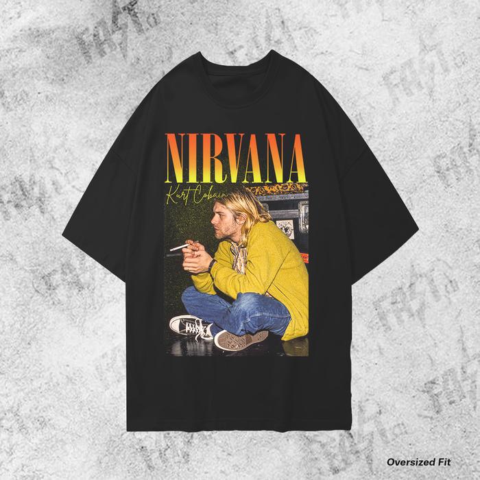 Nirvana KURT CORBAIN Vintage 追悼Lyric 限定 メンズ