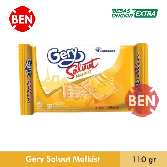 Promo Harga Gery Malkist Saluut Sweet Cheese 110 gr - Tokopedia