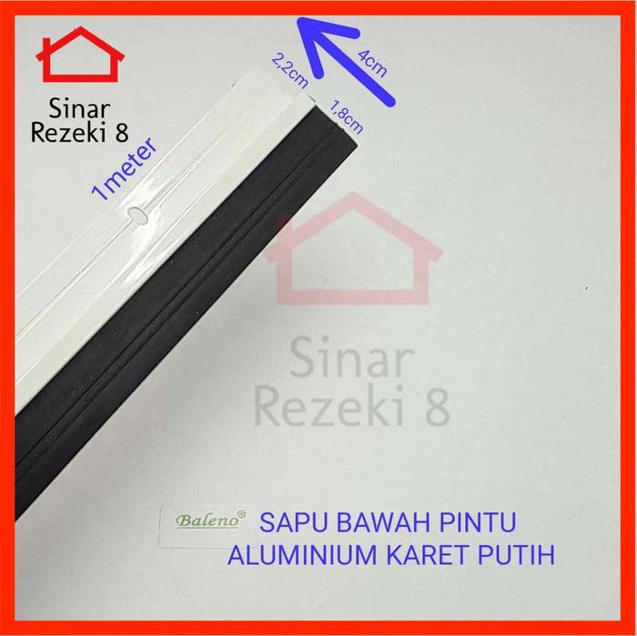Gambar Door Bottom Seal Aluminium Penutup Celah Pintu Karet Lis Brush Bulu - ALUMINIUM-KARET, COKLAT dari Sinar Rezeki 8 undefined Tokopedia
