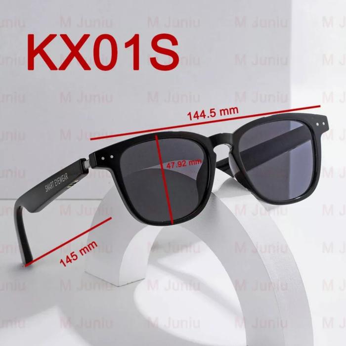 Gambar Smart Glasses KX series kacamata pintar Bluetooth call music AAC - KX-01S dari Kaza Salam undefined Tokopedia