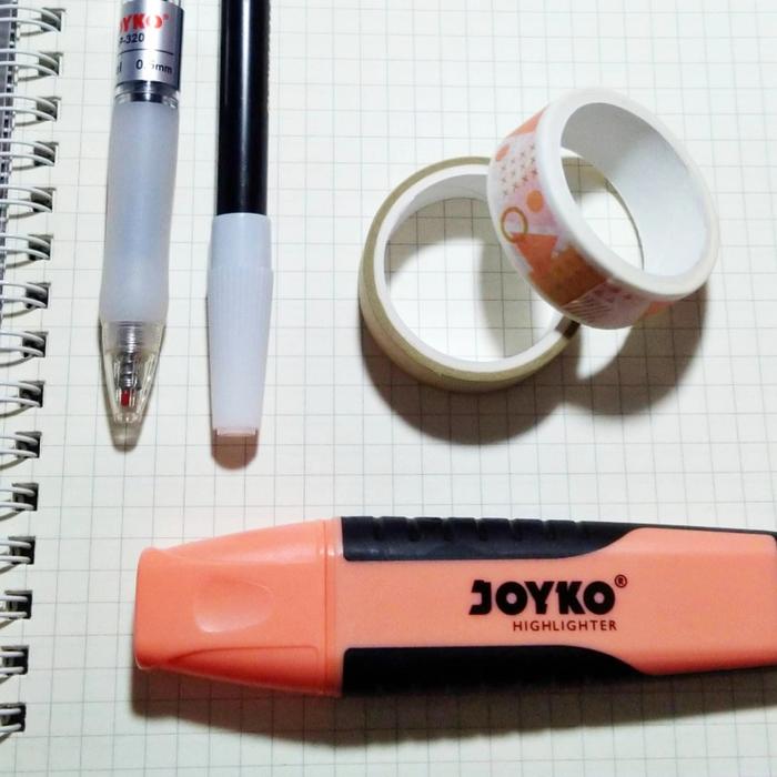 Gambar Journaling Kit Simple Murah - Orange, plain (polos) dari CQRB undefined Tokopedia