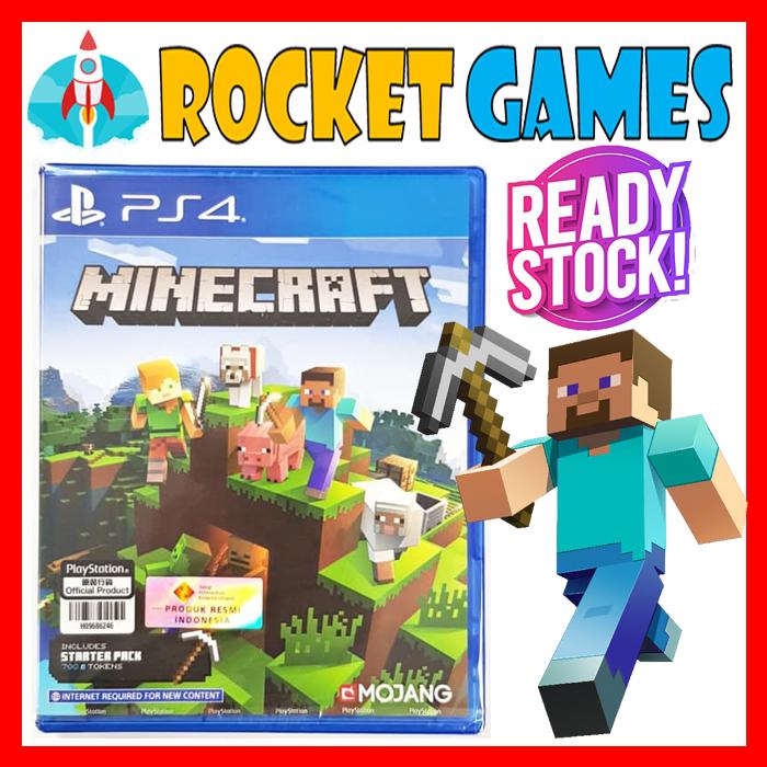 Gambar PS4 Minecraft Starter Pack Collection Edition - Region 3 dari Rocket Games undefined Tokopedia
