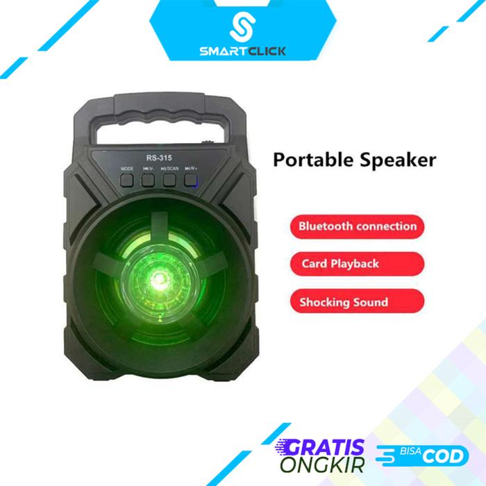 Gambar Speaker Bluetooth 315 Bisa Radio Memory Card Original Termurah dari SmartClick.id undefined Tokopedia