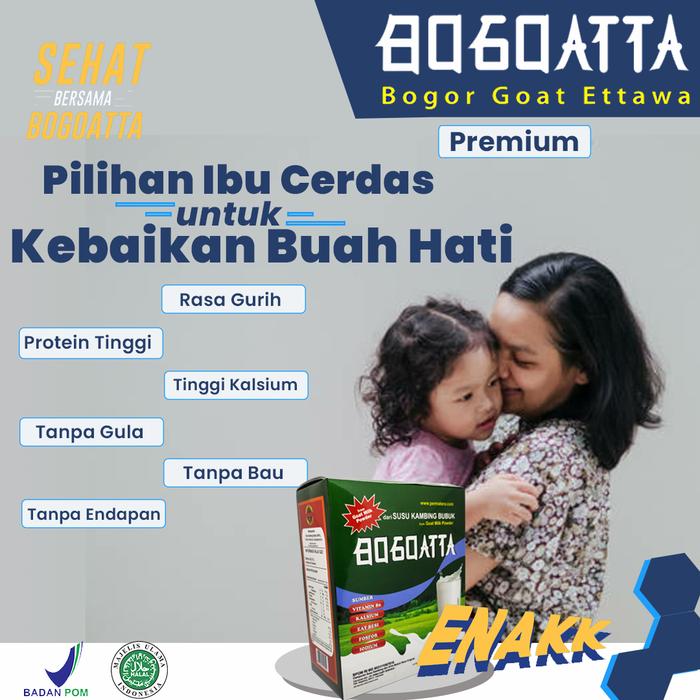 Gambar Susu Kambing Etawa - Bogoatta Tanpa Gula Tambahan - Premium-Hijau dari Susu Kambing Ettawa Bogoatta undefined Tokopedia