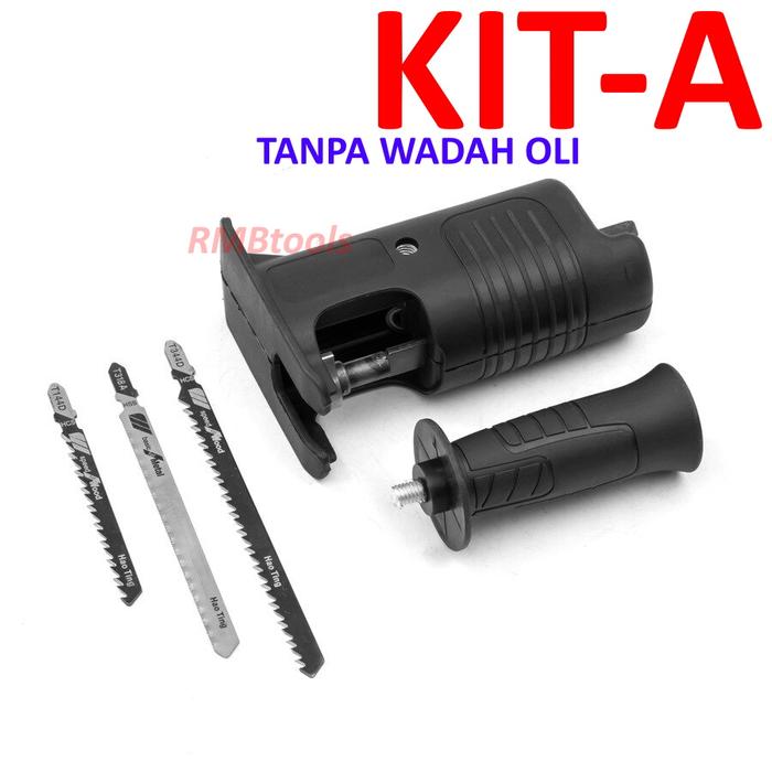 Gambar Adaptor Bor Gergaji Drill Adapter Konektor Bor Jigsaw Reciprocating - Kit-A dari RMBtools Fastener undefined Tokopedia