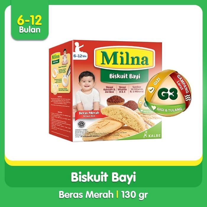 Gambar Milna biskuit bayi - Beras merah dari oobabypku undefined Tokopedia