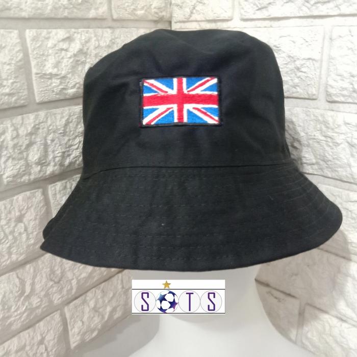 Jual Topi Bucket Hatt Bordir England 