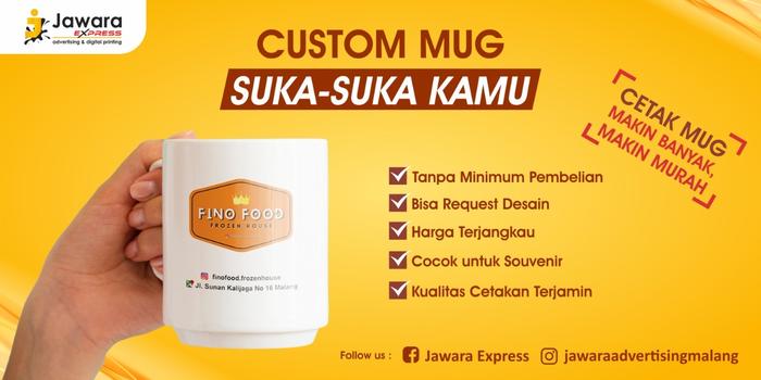 Gambar mug custom - Putih dari Jawara Express Printing undefined Tokopedia