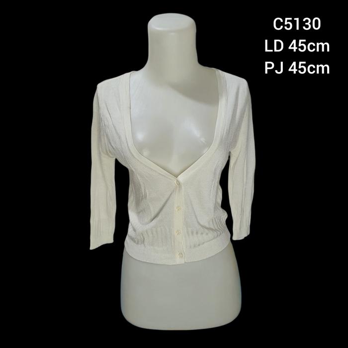 Gambar Atasan wanita cardigan serba 30ribuan - Putih, M dari Moneytome undefined Tokopedia