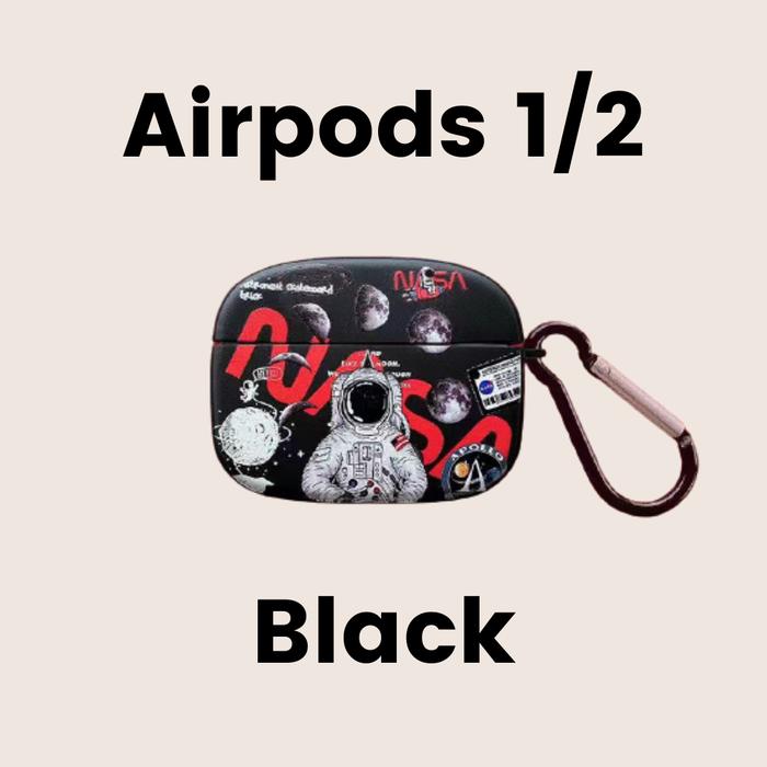 Gambar CASE AIRPODS GEN 1 2 3 PRO CASING KENZO NASA SILICONE RUBBER CASE - Nasa Black, Airpods 1/2 dari Yutamastore undefined Tokopedia