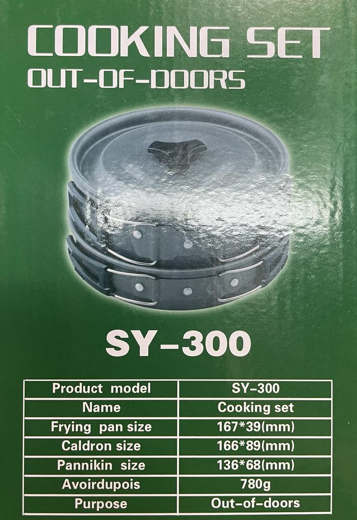 Gambar Cooking Set SY-500 4-5 people Alat Masak Camping Panci Nesting - SY-300 dari SM Tactical undefined Tokopedia