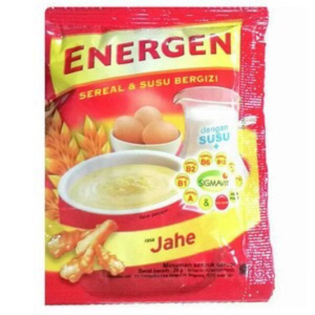 Gambar ENERGEN JAHE 29GR dari Triwijaya Sembako undefined Tokopedia