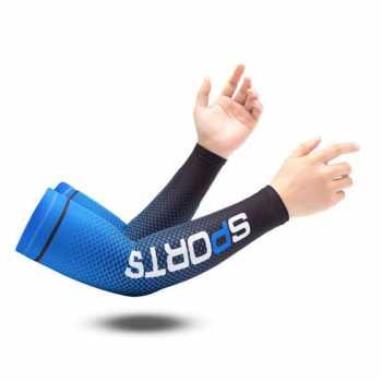 Gambar Sarung Pelindung Lengan Tangan Arm UV Protection Sleeve - BX101-WOSAWE - Biru dari Verskla undefined Tokopedia