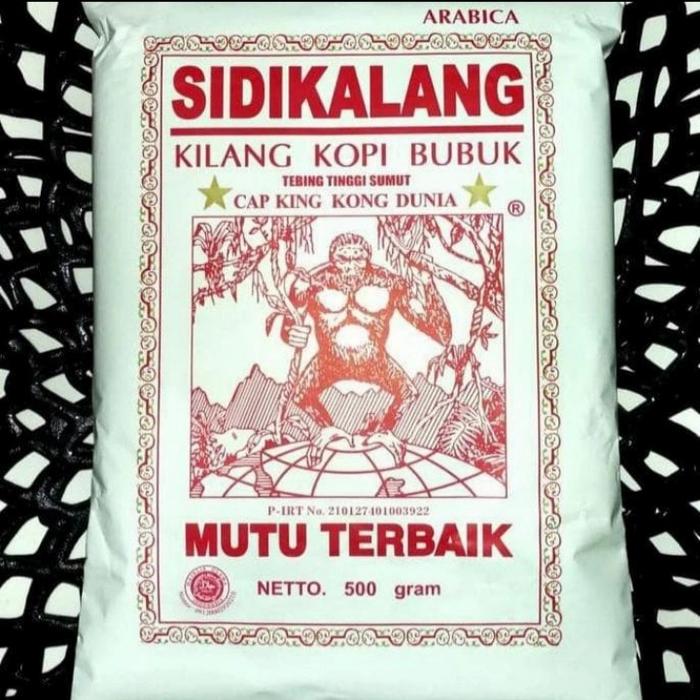 Gambar SIDIKALANG BUBUK KOPI MEDAN MERAH CAP KINGKONG DUNIA 500 GRAM KASAR dari jameselektronik undefined Tokopedia