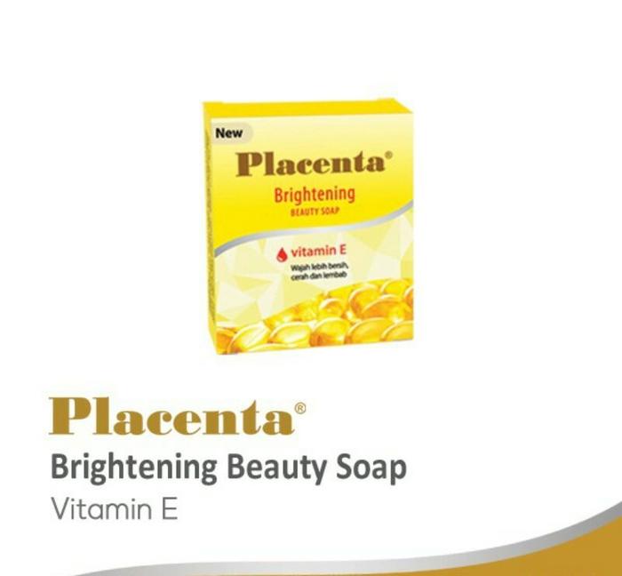 Gambar Placenta Brightening Soap 80gr - Vitamin E dari VBMMART undefined Tokopedia