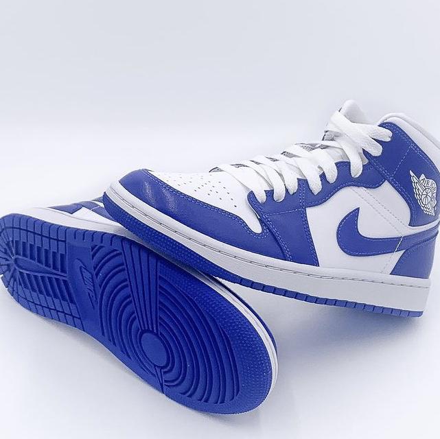 Jual air jordan mid kentucky blue Kota Tanjung Pinang Farhan