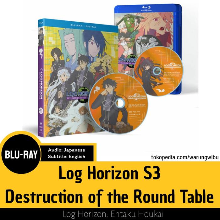 Jual Anime Log Horizon season 3: Destruction Of The Round Table | Blu