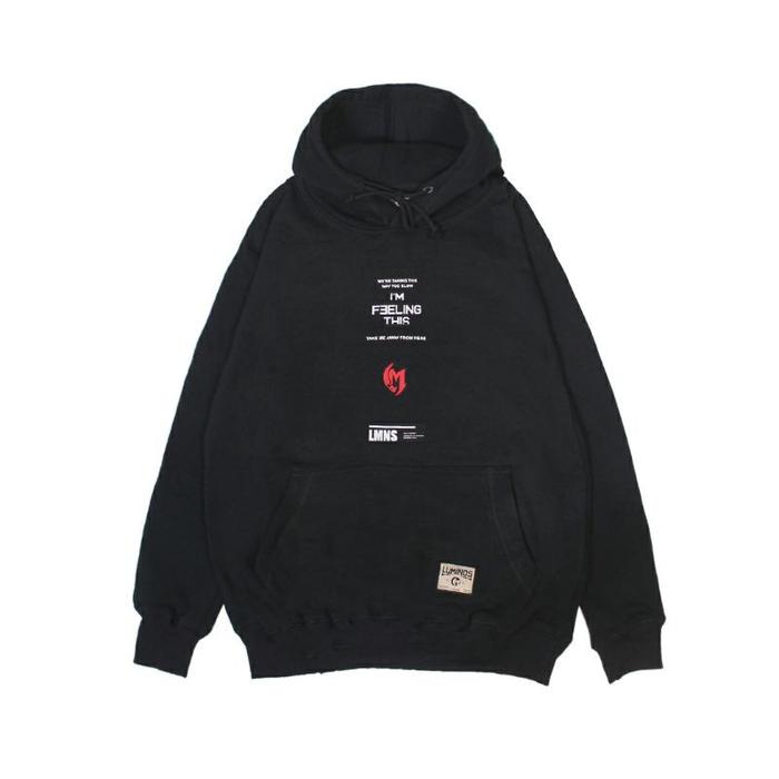 Gambar (BISA COD)...Hoodie Luminos Original Premium Pria/Wanita Im Filling - Hitam, M dari LUMINOS_OFFICIAL undefined Tokopedia