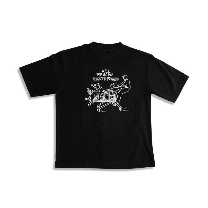 Promo Imokey Friends Oversized Shirt 