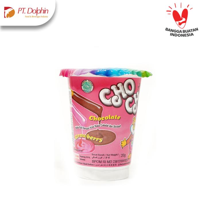 Gambar PT.DOLPHIN Cho Cho Snack - Snack - Cemilan - Cokelat - Wafer - Strawberry dari dolphinfoodofficial undefined Tokopedia