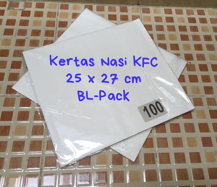 Gambar Kertas Nasi KFC / Mc Donald, MG Paper dari BL-Pack undefined Tokopedia