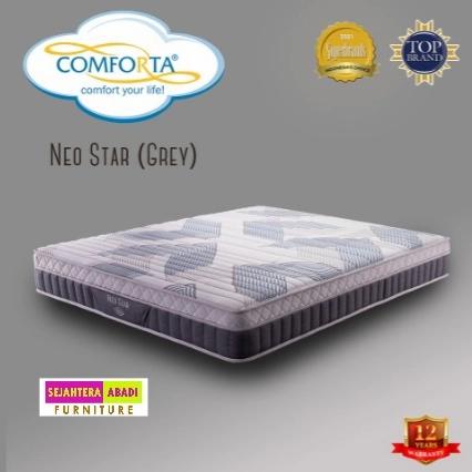 Gambar Comforta Springbed Neo Star black grey favourite Matras / Set - MATRAS GREY, 90 x 200 dari Sejahtera Abadi Furniture undefined Tokopedia