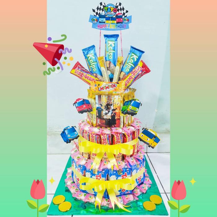 Gambar cake snack ultah dari Inayah Souvenir undefined Tokopedia