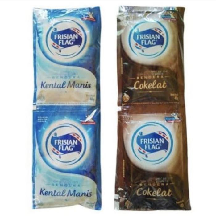 Gambar Frisian flag bendera kental manis renceng isi 6 pcs vanila coklat susu - Coklat dari Anugrah Jaya Bandung AJ undefined Tokopedia