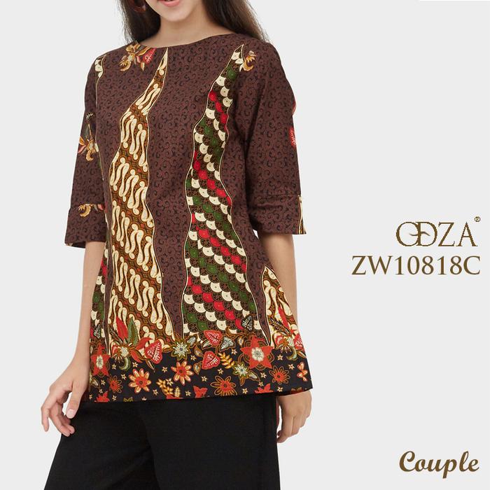 Gambar Odza Classic Batik Sarimbit Couple Parang Kombinasi Coklat - Wanita, S dari Odza Classic undefined Tokopedia