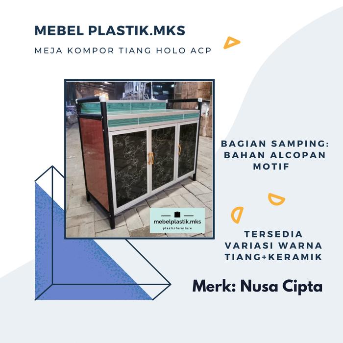 Gambar Meja Kompor Pintu Print Tiang Besar Holo Alcopan ACP Keramik NusaCipta - Dalam dos dari Mebel Plastik Makassar undefined Tokopedia