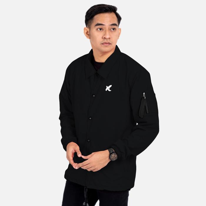 Gambar ALEX - WINDBREAKER COACH JACKET - WATERREPPELENT - BREATHABLE - Hitam, S dari Rumah Komunitas undefined Tokopedia