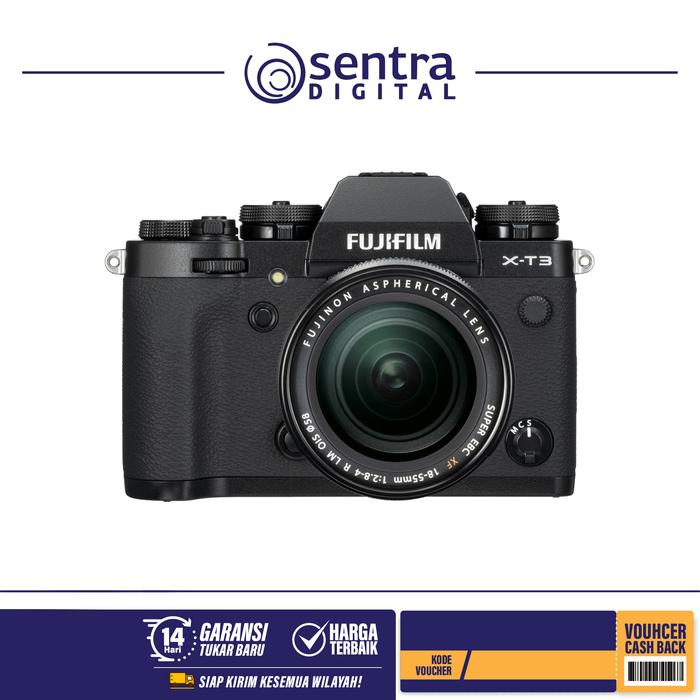 Gambar Fujifilm X-T3 Kit 18-55 F2.8-4 - Hitam dari Sentra Digital undefined Tokopedia