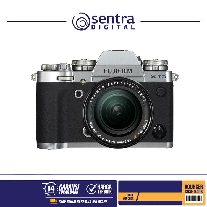 Gambar Fujifilm X-T3 Kit 18-55 F2.8-4 - silver dari Sentra Digital undefined Tokopedia