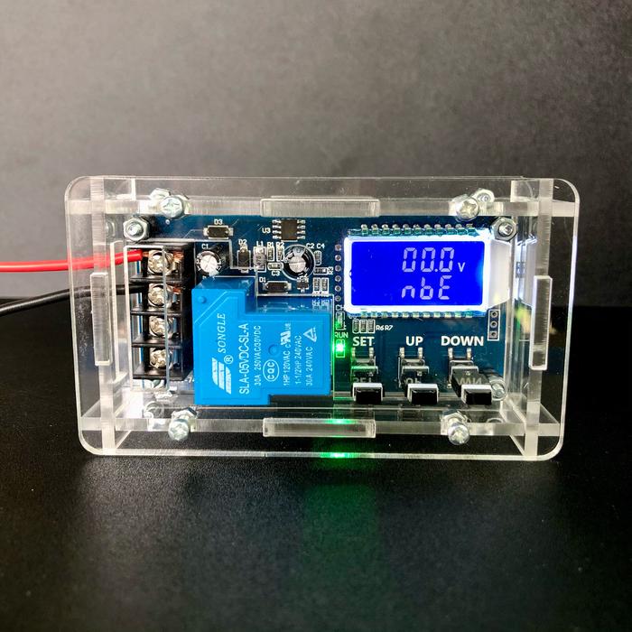 Gambar Modul Charger Aki Digital LCD Display Otomatis Cut Off 30A - +casing dari aganshop undefined Tokopedia
