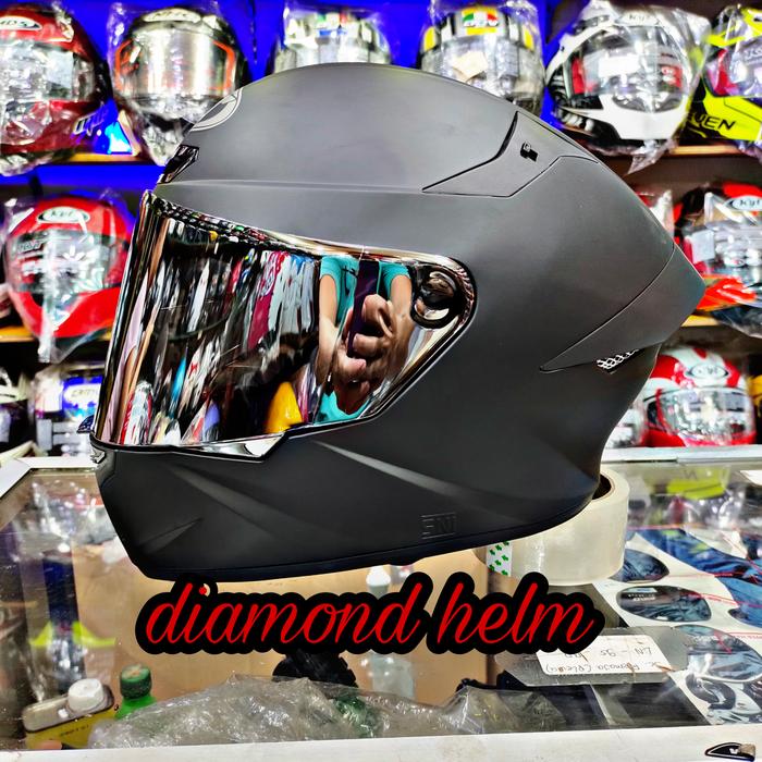Gambar KACA HELM FLAT VISOR KYT TT COURSE IRIDIUM| VISOR IRIDIUM TT COURSE - IRIDIUM SILVER dari diamond helm undefined Tokopedia