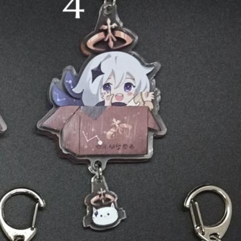 Gambar Gantungan kunci akrilik 2 sisi genshin impact kotak kardus kucing - 1 dari Wildcard-olshop undefined 5 Tokopedia