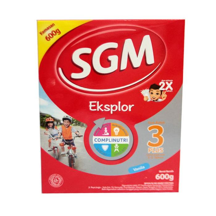 Gambar SGM Eksplor 3 Plus 3+ Susu Anak Rasa Madu / Vanila 600 gr - Vanila dari TheKribstore undefined Tokopedia