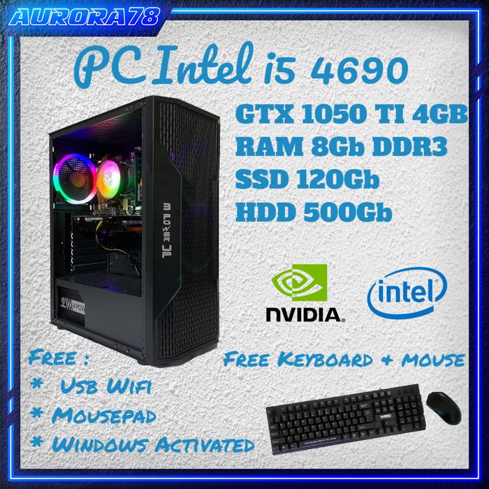 Ti Gaming Gtx 1606 Ti Valorant I5 4690 Gtx 1050 BUDGET GAMING PC
