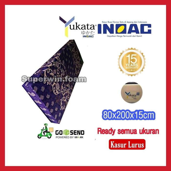 Gambar [80x200x15cm] Kasur Busa Inoac Yukata Anti Kempes Garansi 15 tahun - 80x200x15cm, Kasur Lurus dari Superwin Foam undefined Tokopedia