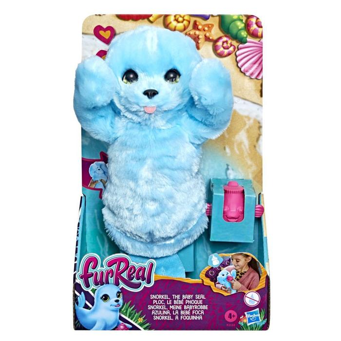 Gambar FurReal Snorkel the Baby Seal Plush Interactive Peekaboo Toy dari Express Toys undefined Tokopedia
