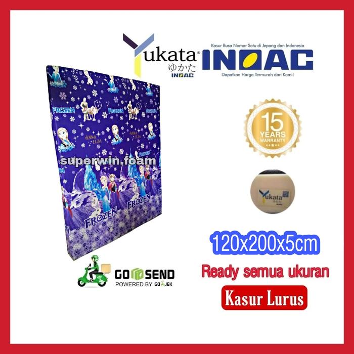 Gambar [120x200x5cm] Kasur Busa Inoac Yukata Anti Kempes Garansi 15 tahun - 120x200x5cm, Kasur Lurus dari Superwin Foam undefined Tokopedia