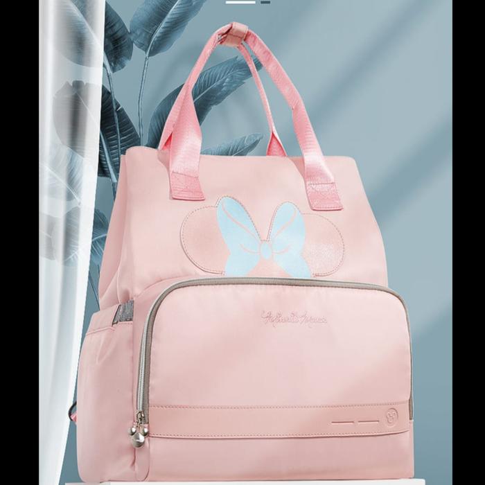 Gambar Tas diaper/ diaper bag/ tas bayi original premium disney - pink dari Imall.id undefined Tokopedia