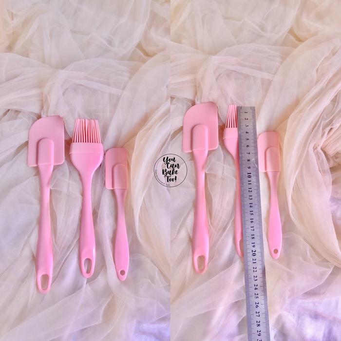 Gambar Spatula & Brush Set - Pink dari You Can Bake Too undefined 3 Tokopedia